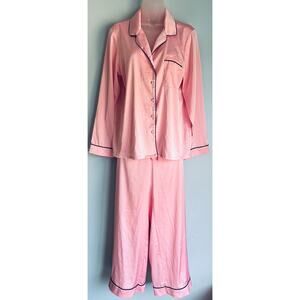 READ!!  INC International Concepts Pajama Set Pink and Black M/L NWT